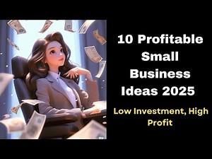 10 Profitable Small Business Ideas 2025 | Low Investment, High Profit