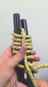 Tie a Shear Lashing Knot FAST | Essential Survival Skill