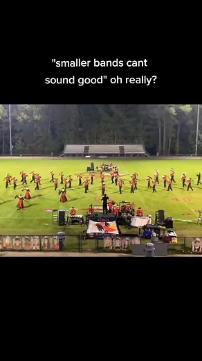 Exciting High School Marching Band Performance