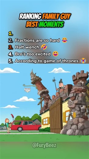 Ranking Family Guy Best Moments