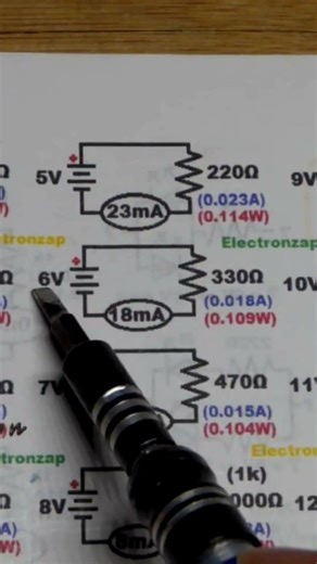 6 Volts Across 330 Ohm Resistor Current And Wattage Explained