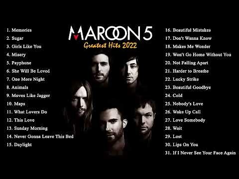 Maroon 5 マルーン5メドレー【高音質720kbps】Maroon 5 Full Album 2023