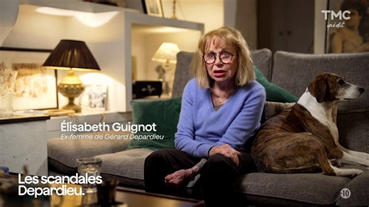 Elisabeth Guignot, ex-femme de Gérard Depardieu, a pris la parole pour la première fois. Capture d'écran TMC