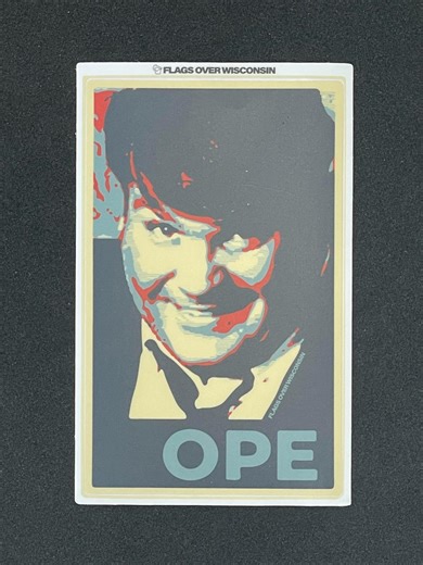 Farley OPE for Change Vinyl Sticker | Hope Shepard Fairey Obama | Wisconsin Graphic Art Gift - Etsy Canada