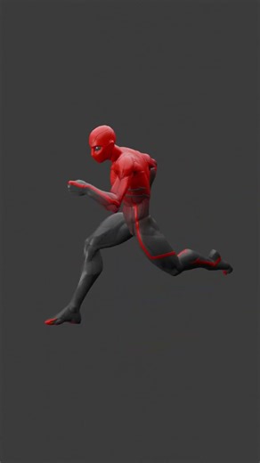 My lame run, animation is very difficult =)course from Pierrick Picaut "Alive!