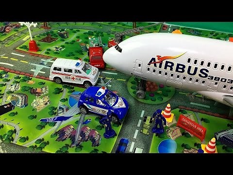 International Toy Airplane Playset Internacional de Brinquedos Avião Playset Toy Video for Children