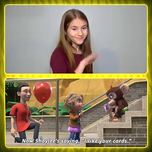 Dave and Pickles are not the only ones fluent in ASL. 🤟 Happy International Day of Sign Language from Madagascar: A Little Wild 🧡 | Madagascar