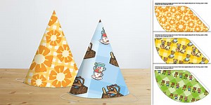 Teddy Bear Picnic Party Hats