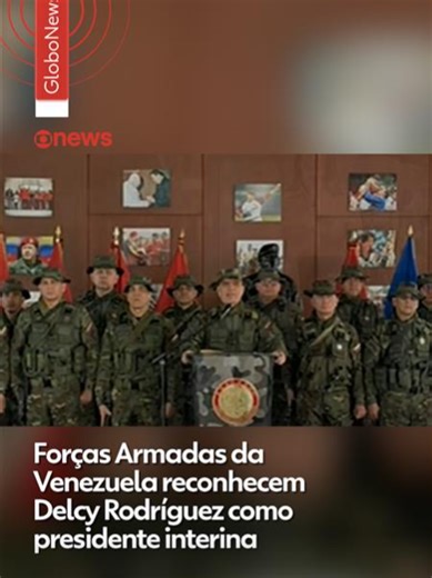 Delcy Rodríguez assume presidência interina da Venezuela
