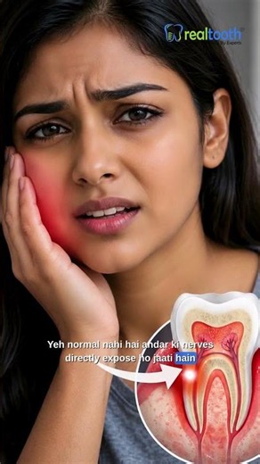 Tooth Sensitivity to Cold Water or Ice Cream? Causes and Treatment | Realtooth