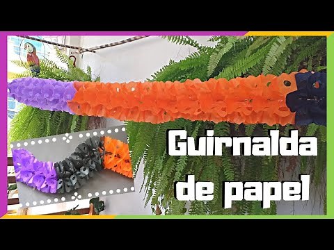 Guirnalda de papel para dia de muerto
