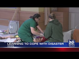 Elms College holds mass casualty simulation for nursing students