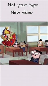 Tare zameen par // Not your type 😂😂 #funny #animation