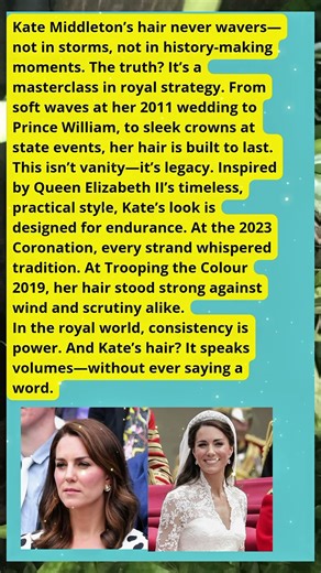 Kate Middleton’s Hair Secret: Why It Never Fails #princesscatherine #royalfamily #shorts