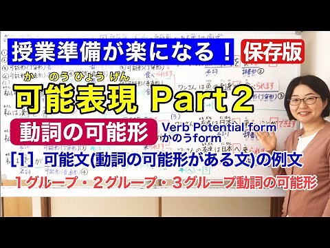 Japanese Potential Verb form Part 2【Learn or Teach Japanese grammar】Minna no Nihongo 27 [153]