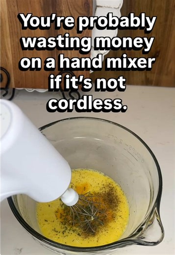 This cordless hand mixer makes everyday baking and cooking so much easier. Lightweight, rechargeable, and easy to use, it lets you mix ingredients without cords getting in the way or switching outlets. Perfect for busy kitchens, small spaces, quick recipes, and everyday mixing tasks. A convenient kitchen tool that proves not all hand mixers are created equal. #cordlesshandmixer #handmixer #kitchengadgets