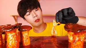 6.3K views · 352 reactions | ENG SUB)Amazing! Spicy King Oyster Mushroom Eat MukbangKorean ASMR 후니 Hoony Eatingsound Realsound | ASMR | Facebook