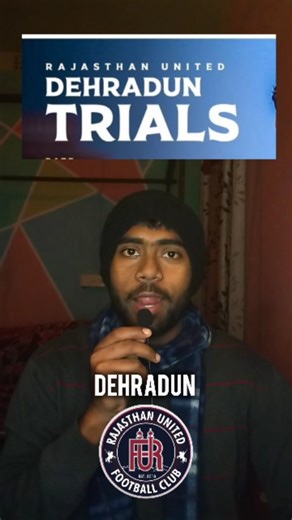Hazra Silva TF on Instagram: "RAJASTHAN UNITED FC – DEHRADUN TRIALS 2026 📅 Date: 18th January 2026 (Sunday) 📍 Location: Doon Baluni Academy, Dehradun ⏰ Trial Time: • U14 & U16: 8 AM onwards • U18 & U20: 12 PM onwards Age Categories: • U14 – 2013–14 • U16 – 2011–12 • U18 – 2009–10 • U20 – 2007–08 • Reserves – 2006 📄 Documents Required: ✔ Aadhaar Card ✔ Birth Certificate ✔ Passport Size Photo Trial Fee: ₹199 📞 For More Details: +91 91191 03398 📲 Register Now – Scan QR Code 🚀 Dream Big. Train