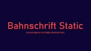 Bahnschrift Light Font Download