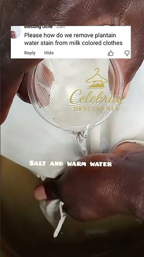 simple way to remove plaintan or tough coffee stains from clothes