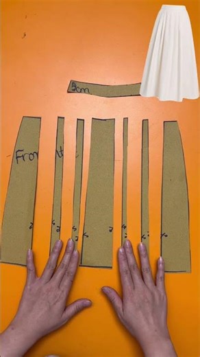 How to Draft a Straight Pleated Skirt ✨ #diy #sewingtutorial #sewing