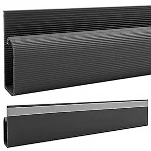 Electriduct Large J Channel Cable Raceway Self Adhesive Desk Cord Organizer and Wire Manager for Computer, Gaming and Entertainment Centers - Black - 46"