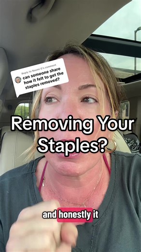 Removing Staples After TKR Surgery: My Experience