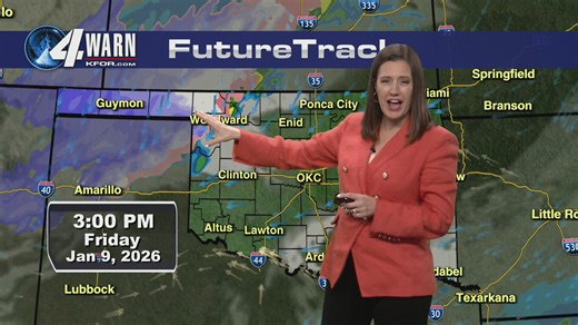 Emily Sutton talks about winter weather timing and totals for Friday (1/8/26 10:15PM)
