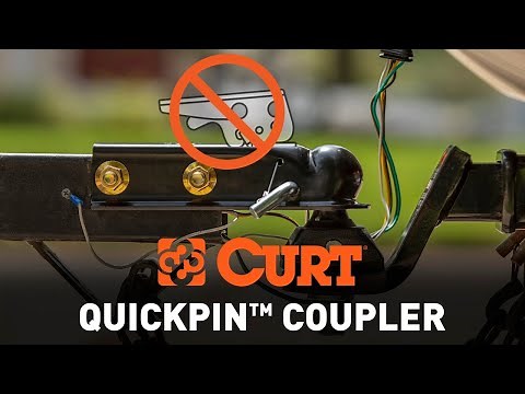 CURT QuickPin™ No-Latch Coupler | Hassle-Free Trailer Hookup