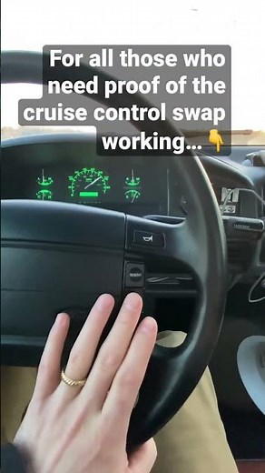 For the Skeptics: Cruise Control Swap In Action👌