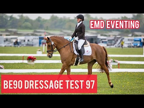 BE90 DRESSAGE TEST 97 (2016) - Press Play & Enter At A