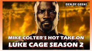 At the Marvel's Luke Cage season 2 premiere, Mike Colter told us all about the awesome plot points of the new season, plus more Marvel geekery! denofgeek.com/us/tv/luke-cage/274256/luke-cage-season-2-review-spoiler-free | Den of Geek