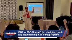 IPBT sa SDO Nueva Ecija, Pinaigting gamit ang paglunsad ng iba’t ibang programa. Si Krisciel Ann Macapagal ang magbabalita. | DepEd Regional Office III