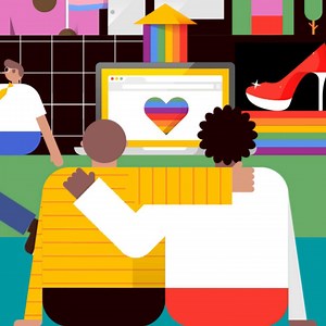 Proud to introduce our new limited-edition Express Envelope, celebrating all that makes the LGBTQ small business community. #ProudlyUnstoppable https://bit.ly/2SURuHI | UPS