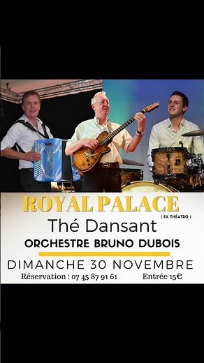À ne pas manquer ! Super thé dansant au Royal palace ! #accordeonmusette #live