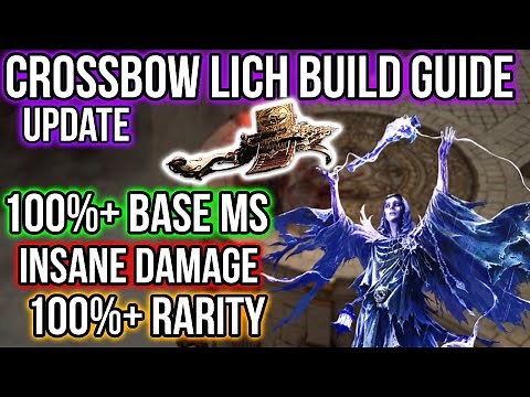 This Build is Absurd - Last Lament Crossbow Lich Build Guide - Path of Exile 2 - 0.3 The Third Edict