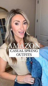 73K views · 457 reactions | Casual outfits for spring! More colors in all! Shop here ——> https://urlgeni.us/amazon/hM8Bc #springoutfits #casualoutfit #denimdress #casualdress #casualtops #comfystyle #momstyle #fashionover40 | Steph.slater.style | Facebook