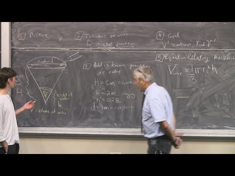 Mon Sep 29, 2025 Lecture (L14) Discussing Stewart Section 2.7 (Related Rates)