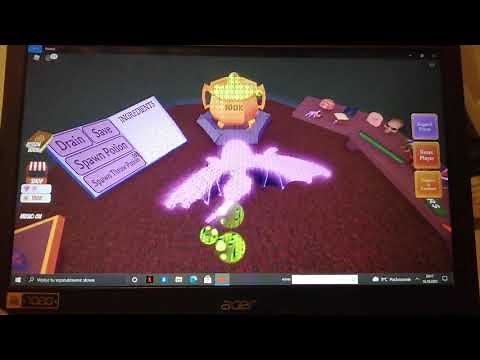 how to make cool rainbow dragon potion in Wacky Wizards roblox