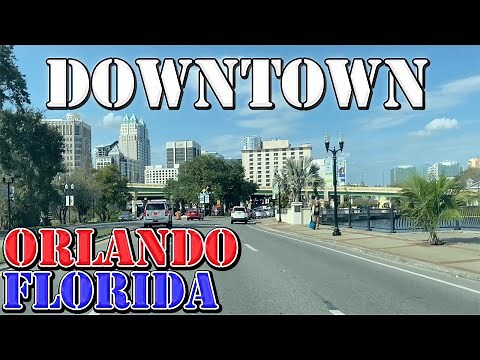 Orlando - Florida - 4K Downtown Drive