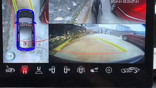 当视线盲区遇见 360° 全景雷达，安全感直接拉满！