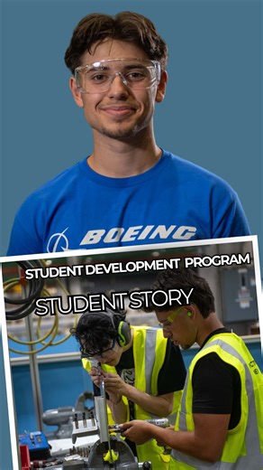 ✈️ Take Your First Step Toward an Advanced Manufacturing Career! The Student Development Program offers hands-on experience, building relationships, and the opportunity to explore what it’s like to work in the advanced manufacturing industry. Watch what Markus has to say about the experience. 👉 Apply today for the Student Development Program today at the link in our bio. | Core Plus Aerospace