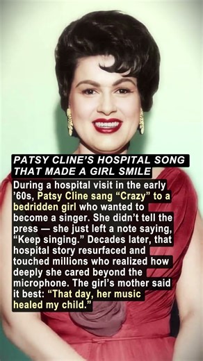 PATSY CLINE’S HOSPITAL SONG THAT MADE A GIRL SMILE 🎤❤️ #Shorts #Nostalgia #PatsyCline