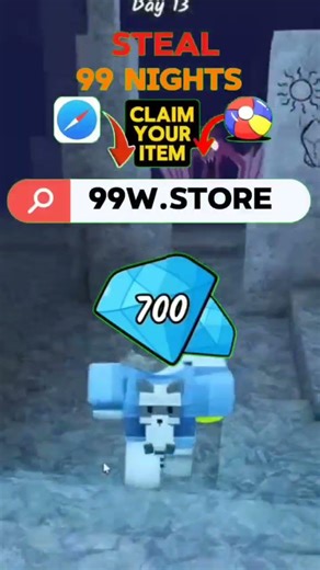 DEER IS HURT in 99 Nights in theForest Roblox Classes Update #99nights#99nightintheforest