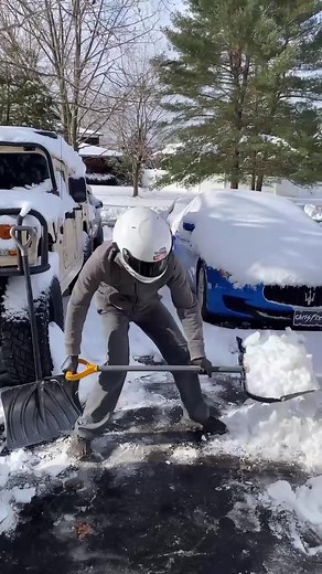 This will help make snow shoveling less miserable! #ChrisFix #Snow #Shoveling #SnowDay #Winter