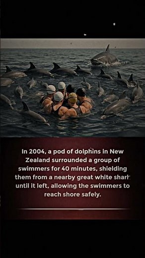 🐬 Dolphins Saved Swimmers From Great White Shark | Real Life Hero Story | True Miracle at Sea