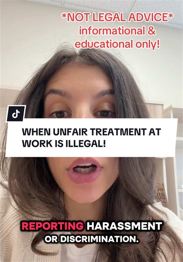 When Unfair Treatment at Work Becomes Illegal