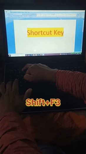 Computer Shortcut key for case change upper lower | Viral Tips for for productivity