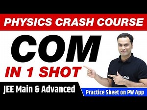CENTER OF MASS in 1 Shot - All Concepts, Tricks & PYQs | Class 11 | JEE Main & Advanced