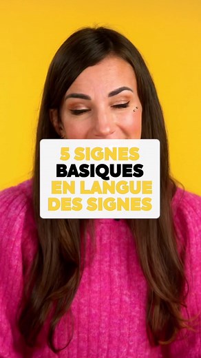 5 signes de base en langue des signes à connaître par @Marie Experte Signe LSF ! 🤏 #lsf #tiktokacademie #pourtoi